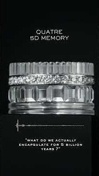Quatre 5D Memory - Carte Blanche - Or Bleu - High Jewelry 2024 | Boucheron