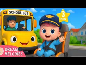 Brumm, brumm! Der Bus fährt los! 🚍 | Lustiges Autolied für Kinder zum Mitsingen & Lernen