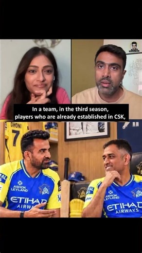 Can Zaheer Khan Seamlessly Fit Into CSK? #ashwin #dhoni #zaheerkhan #csk