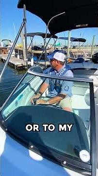 Step by Step Guide to Back a Boat into a Dock Slip: Bridge Marina Docking Tips #shorts