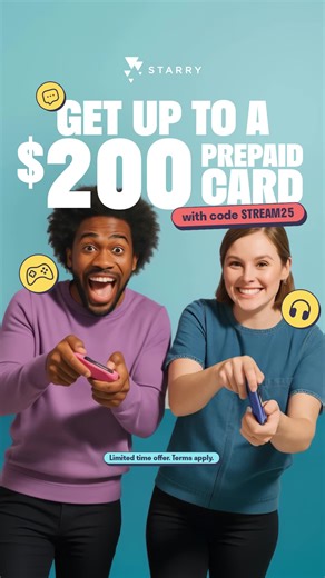 No buffering, no lag—just smooth, reliable internet. Use code STREAM25 today. | Starry | Facebook