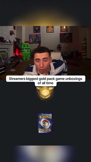 Streamers biggest gold pack game unboxings of all time #kickstreaming | Unpacking