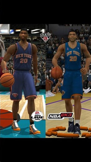 NBA Live 2003 vs NBA 2K3 Allan Houston