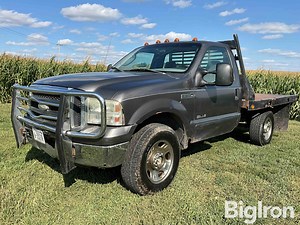 2006 Ford F350 XLT Super Duty 4x4 Flatbed Pickup W/Bale Bed | Transportation