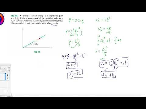 Problem F12-18 Dynamics Hibbeler 13th (Chapter 12)