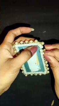 Viral Mini Hand Mirror | Easy Craft Idea | Cute DIY Craft ✨ #handmirror #cutediy #viralcraft #viral