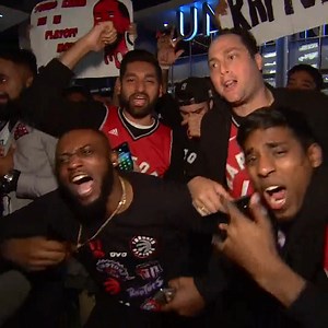 25K views · 571 reactions | One fan summed it up best moments after the Raptors clinched Game 1 of the NBA Finals: "This is a historic win for the franchise." | CBC Toronto | Facebook