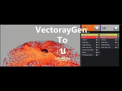 VectorayGen 1.02: Tutorial 10 - Exporting to UE4 and Creating a Particle System!