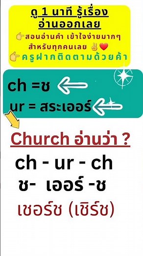 Thai-English phonetic transcription, English spelling, consonant-vowel combinations, phonics, bas...