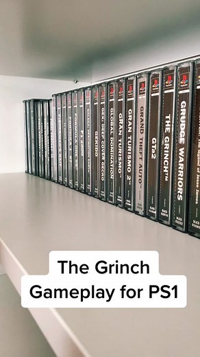 Playing The Grinch Game on PS1 for the First Time! 🎮 #nostalgia