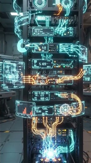 How Data Travels in a Data Center 🌐 | Server, Switch & Fiber Network Explained