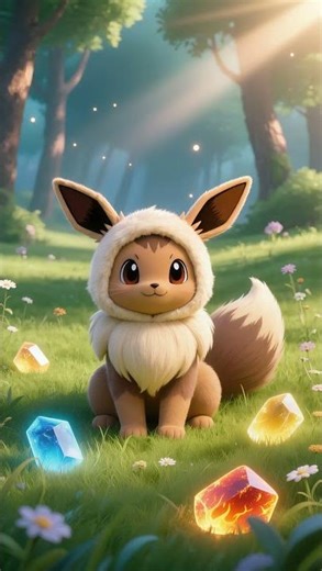 This Kitten’s Eevee Evolution Is the Cutest Thing Ever! 😻✨ #PokemonShorts