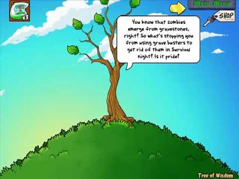 Plants vs. Zombie - The Growing of the Tree Of Wisdom