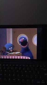 Sesame Street Waiter Grover Serves A Big Hamburger