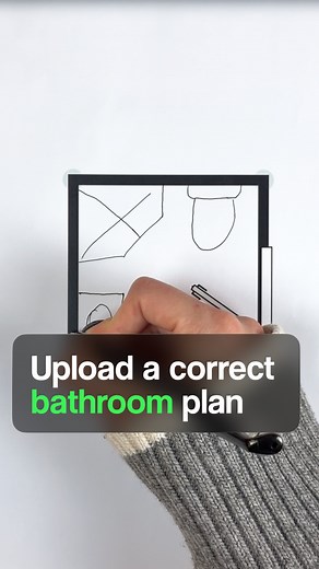 122K views · 200 reactions | Upload a correct bathroom floor plan and get a 3D digital layout  Just take a picture — AI will do the rest. #BathroomDesign #BathroomDecor #ToiletDesign #ToiletDecor #BathroomMakeover #BathroomMakeovers #BathroomInspiration #BathroomIdeas #BathroomInterior #HomeDecorIdeas #InteriorInspiration #HomeDesignInspo #HomeDecor #HomeDesign #HomeDecoration #InteriorDesign #InteriorDesignIdeas | Planner 5D | Facebook