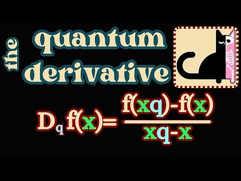 The quantum derivative.
