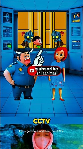 MOM PANICS VONI DECIDES TO COME THE ZOMBIE HOUSE#animation #cartoon #funny #shorts #jujalarimfunk