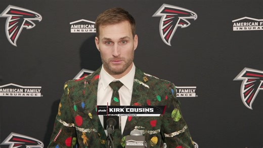 LIVE: Atlanta Falcons Quarterback Kirk Cousins speaks to the media following the Week 16 WIN vs. Arizona | Atlanta Falcons