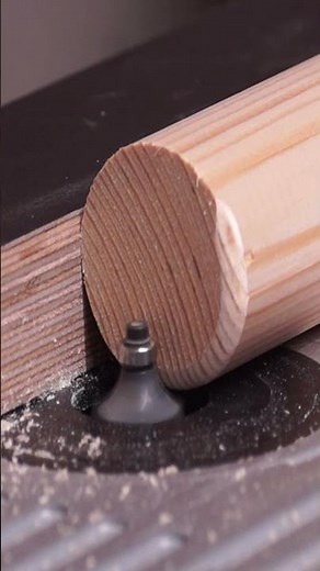 Rounding over end of a dowel
