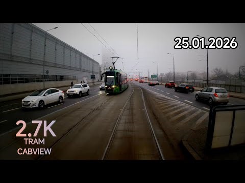 Foggy Rush Hour Cabview – 🇵🇱 (51 min)