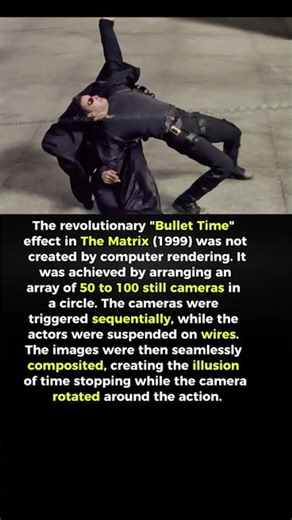 How "Bullet Time" Was Made Without CGI 🤯🎬