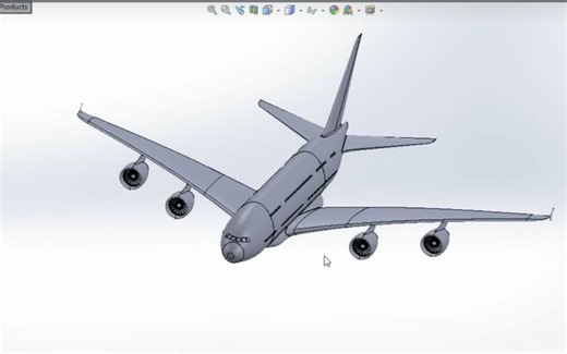 打个大飞机”之飞机的SolidWorks画法（帕特2）