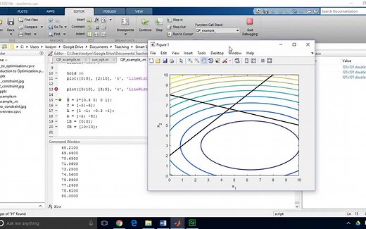 求解二次规划问题quadratic program (QP) - Matlab