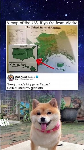 This map proves Alaska is terrifyingly huge compared to Texas... 🗺️