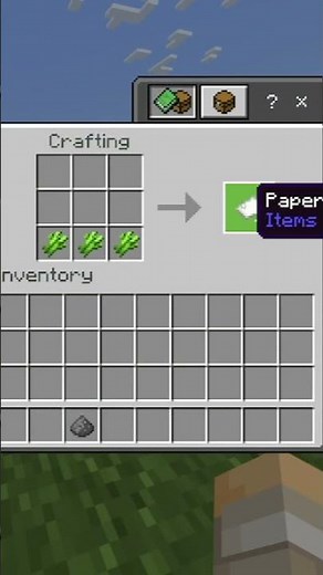 How To Make Flight Duration 1 Firework Rockets In Minecraft #Shorts