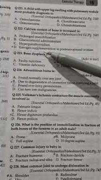 Exercise Therapy MCQ -Day 18