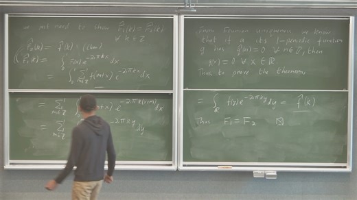 Fourier Analysis and Applications, Anurag Rao, 2025-05-29