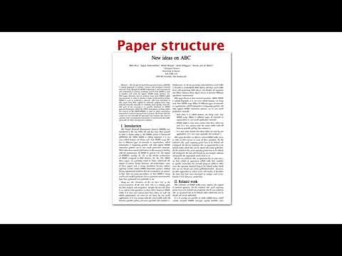 How to write a scientific paper