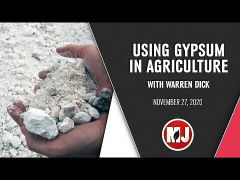Using Gypsum in Agriculture | Warren Dick | November 27, 2020