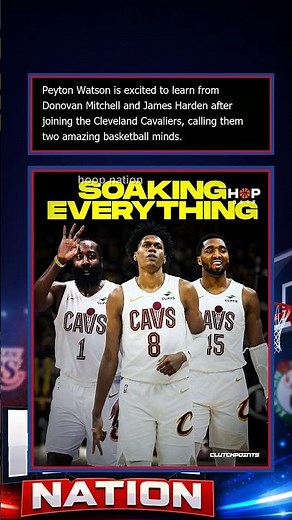 Peyton Watson Joins Cavaliers, Eager #nba nba