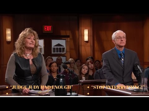 Judge Judy SHUTS DOWN Nonstop Interruptions