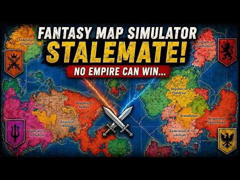 Fantasy Map Simulator | Every Empire Collapsed Before World Conquest…