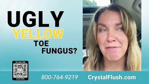 Crystal Flush TV Spot, 'Do You Have Ugly Yellow Toe Fungus?'