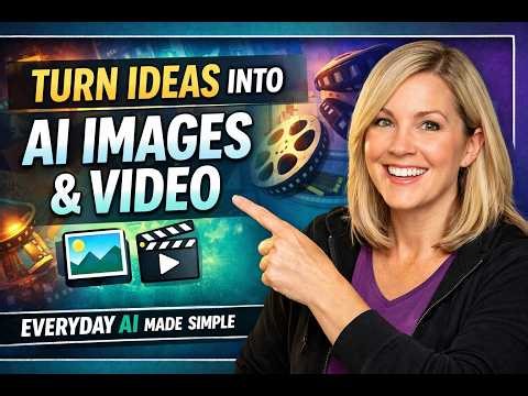 Turn Any Idea Into AI Images & Videos (Prompting Secrets That Actually Work)