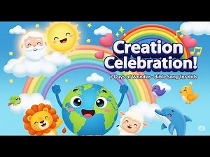 Creation Celebration 🌍 | 7 Days of Creation Bible Song for Kids | Christian Song for Children