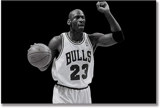 Michael Jordan misses the 3 gets his own rebound and gets the 3 point play anyway!! #MJ #greatness #GOAT | Two Three Gaming