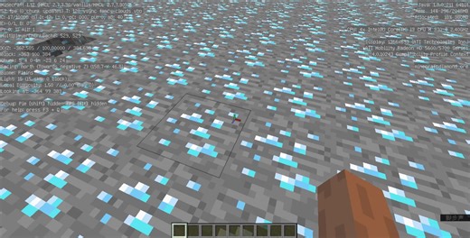 【我的世界】三分钟教你制作一个钻石大陆