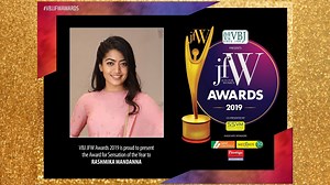 1.4K views · 12 reactions | JFW Awards 2019 - rashmika Mandana for Sensation of the Year Rashmika may be called the ‘Karnataka Crush’, but holds the hearts of the entire South Indian cinema today. For perfectly balancing elegance with glamour in her performances and for becoming the latest silver-screen dreamgirl in the south, JFW is excited to recognise Rashmika with the Award for Sensation of the Year. #vbjjfwawards2019 #jfw #jfwawards2019 #rashmikamandana #rashmika | JFW | Facebook