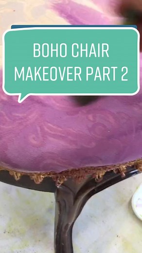 Part 2 #boho of my #furnitureflip #furnituremakeover with #tanglewoodsue #summerproject #summerdiy #chalkitupfancy #diy