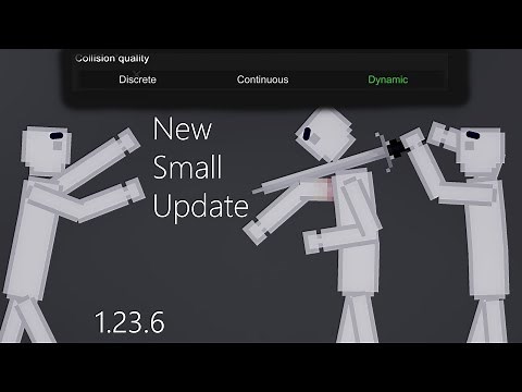 NEW! Dynamic Collision Mode In People Playground (Small Update) 1.23.6