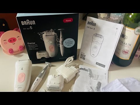Braun Silk Epil 5-230 Wet&Dry Cordless Unboxing,Review&Demonstration