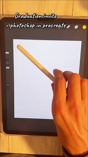 DIY Graduation Invitation Tutorial Using Procreate and Photoshop