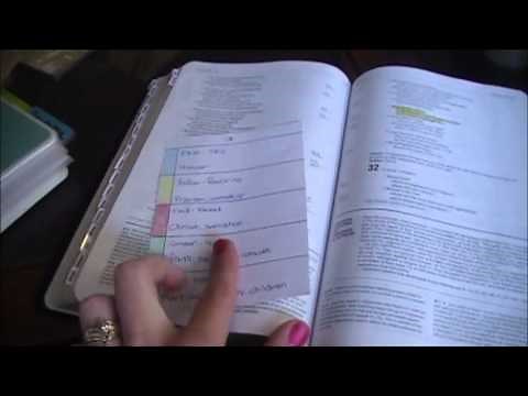 How I mark my Bible