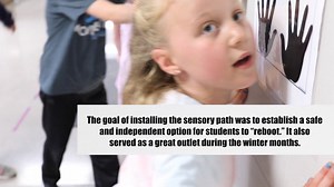 A sensory path is like an indoor “obstacle course” and Mitchell Elementary recently installed one. The goal is to establish a safe and independent option for students to “reboot.” It also served as a great outlet during the winter months. #AmesCSD | Ames Community School District