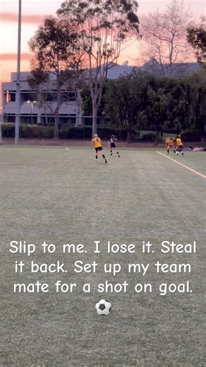 I lose it. Steal it back. Set up my team mate for a shot! ⚽️ #soccer #futbol #shorts