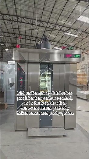 Factory Supply Rotating Rack Oven Bread Baking Machines